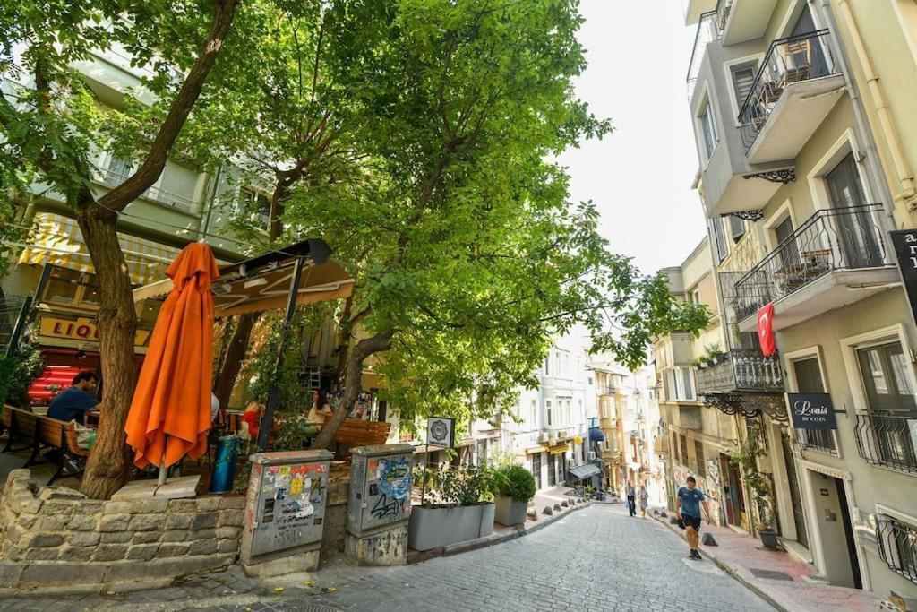 Taksim Private Terrace Close To Antique Store Galata Port Cihangir Daire İstanbul